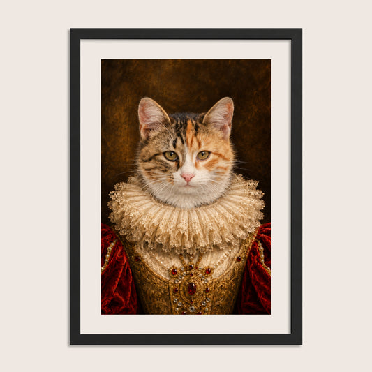 The Queen - Royal Pet Portrait (Art Print)