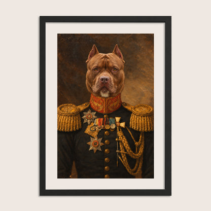 The Veteran - Royal Pet Portrait (Art Print)