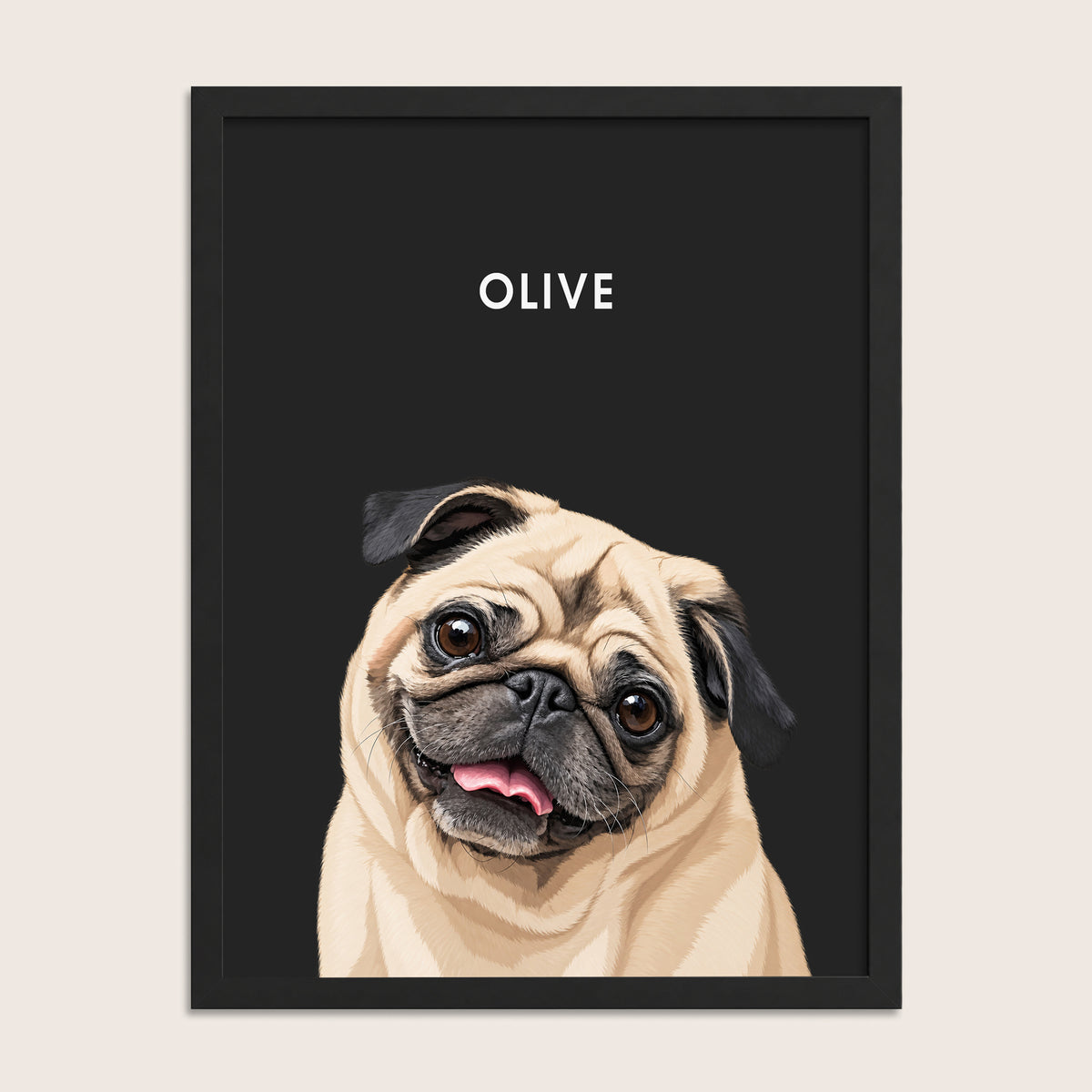 The Signature Pet Portrait (Art Print)