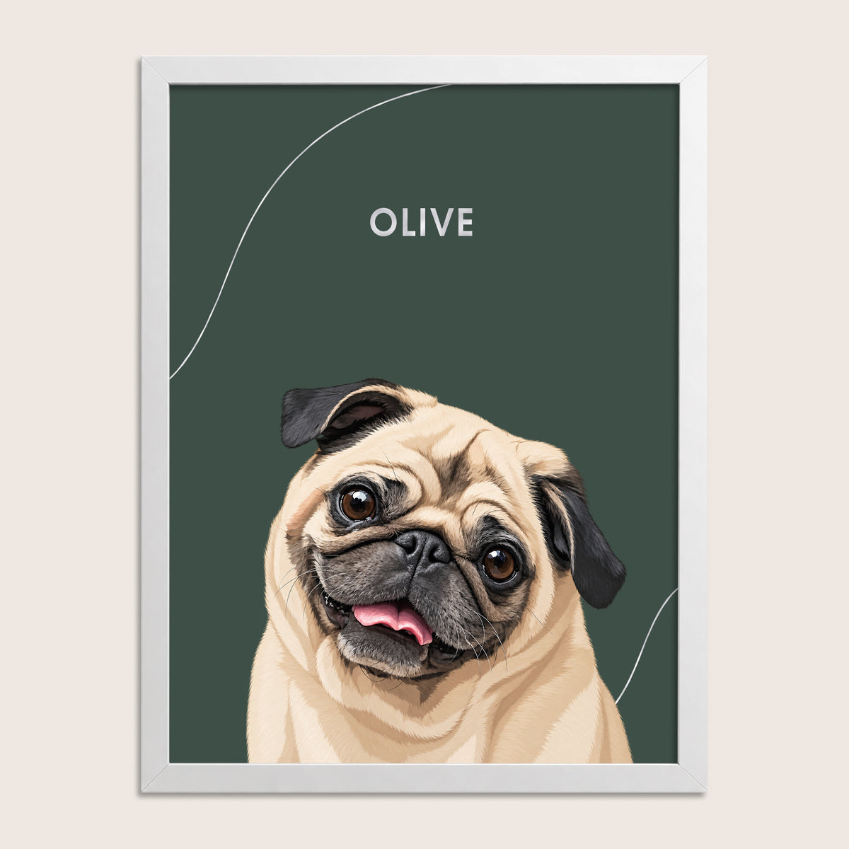 The Signature Pet Portrait (Art Print)