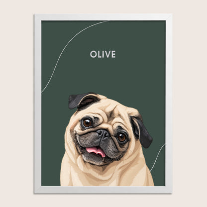 The Signature Pet Portrait (Art Print)