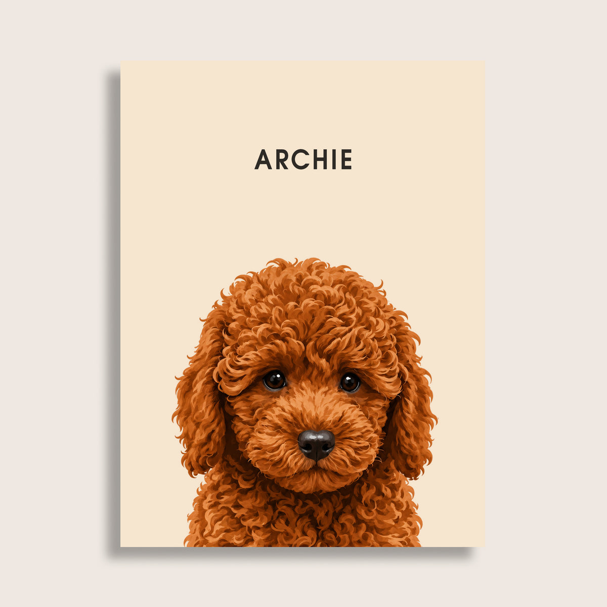 The Signature Pet Portrait (Art Print)