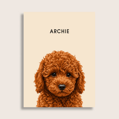 The Signature Pet Portrait (Art Print)