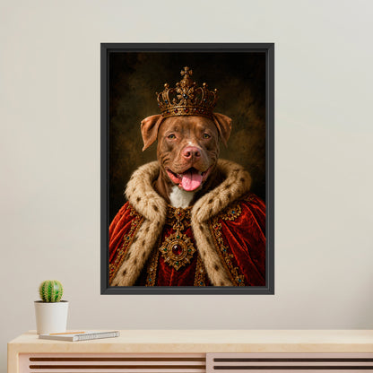The King - Royal Pet Portrait (Canvas)