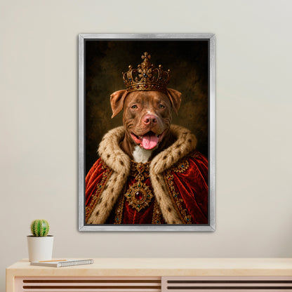 The King - Royal Pet Portrait (Canvas)
