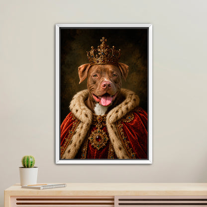 The King - Royal Pet Portrait (Canvas)