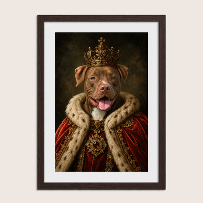 The King - Royal Pet Portrait (Art Print)
