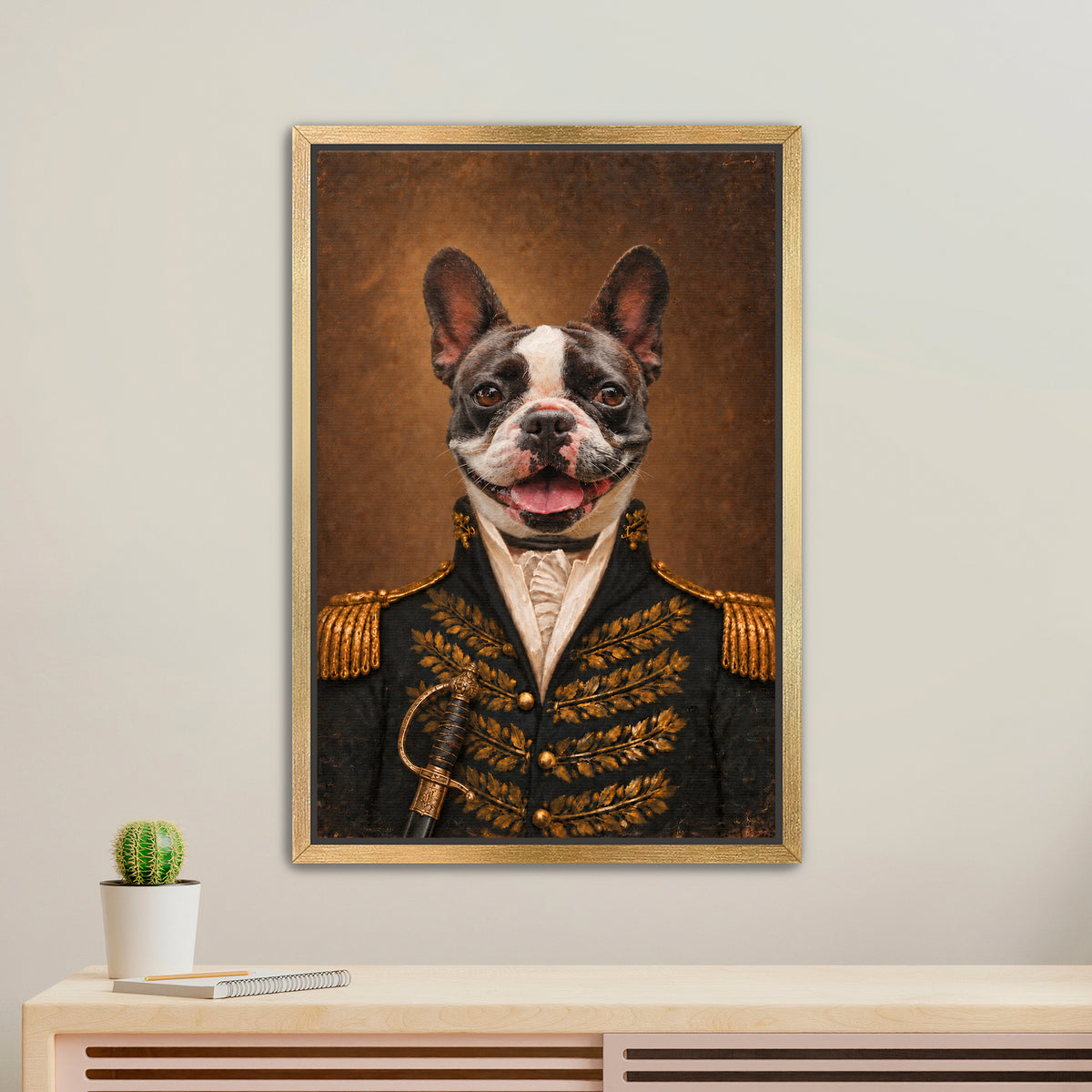The General - Royal Pet Portrait (Canvas)