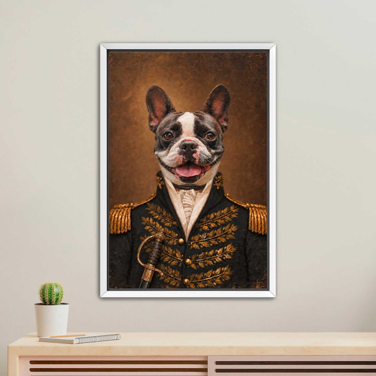 The General - Royal Pet Portrait (Canvas)
