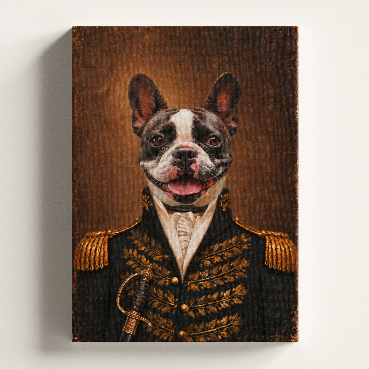 The General - Royal Pet Portrait (Canvas)