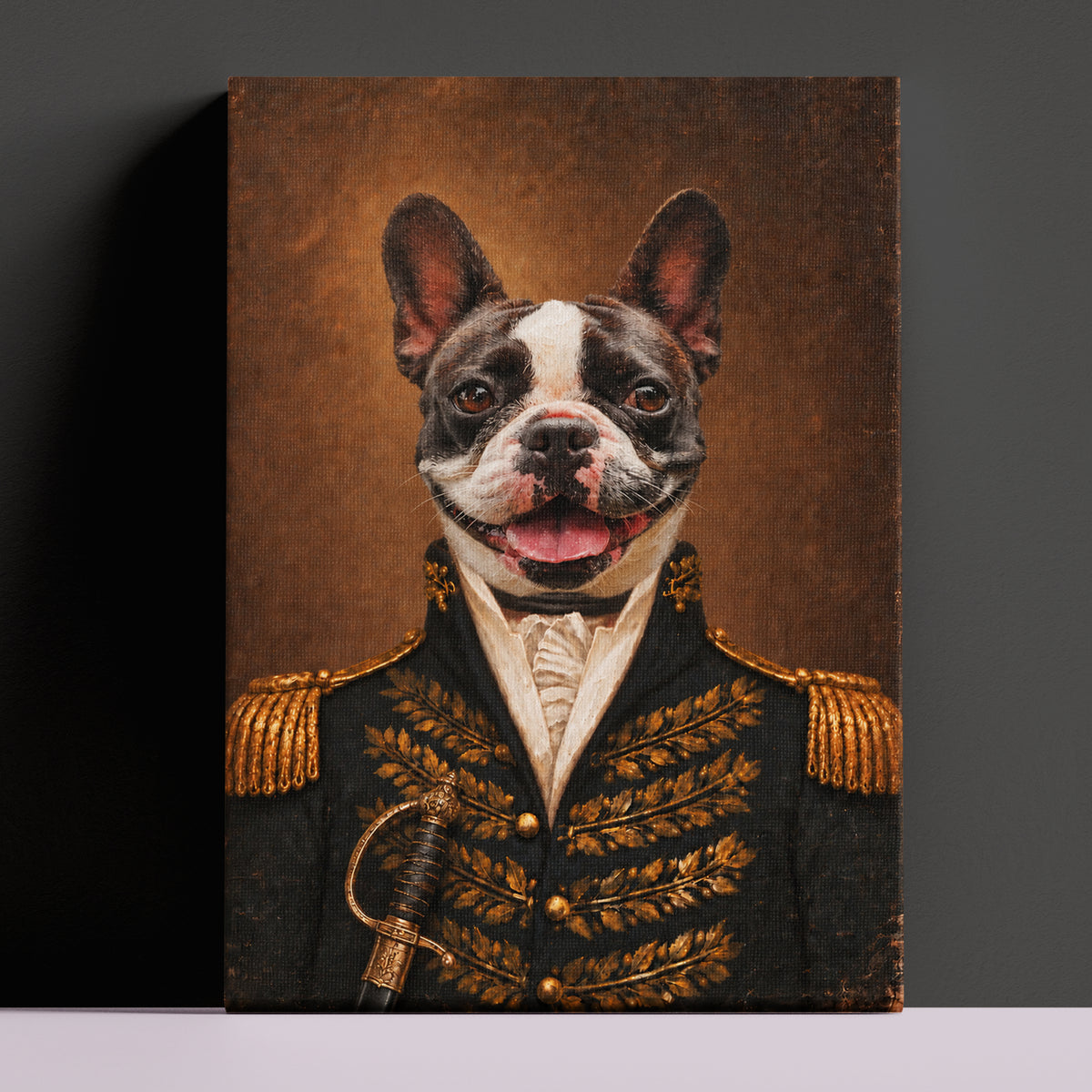 The General - Royal Pet Portrait (Canvas)
