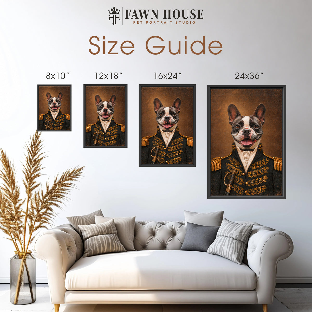 The General - Royal Pet Portrait (Canvas)