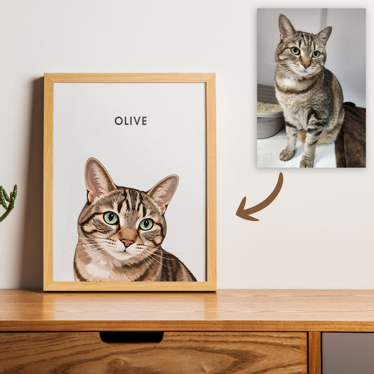 The Signature Pet Portrait (Art Print)