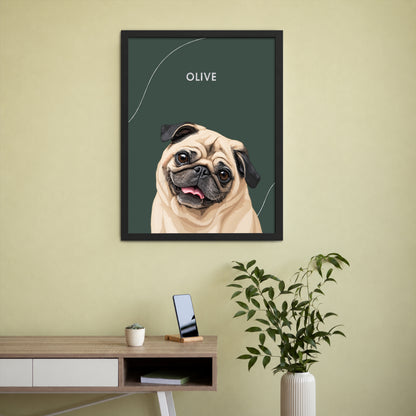 The Signature Pet Portrait (Art Print)