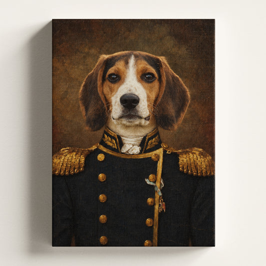 The Navy - Royal Pet Portrait (Canvas)