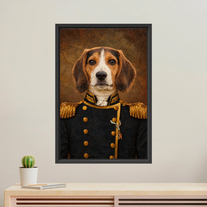 The Navy - Royal Pet Portrait (Canvas)