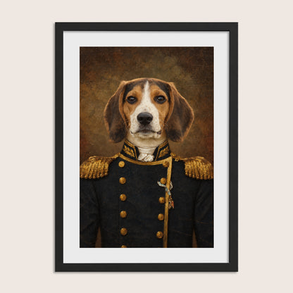 The Navy - Royal Pet Portrait (Art Print)