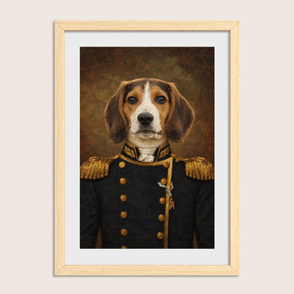 The Navy - Royal Pet Portrait (Art Print)