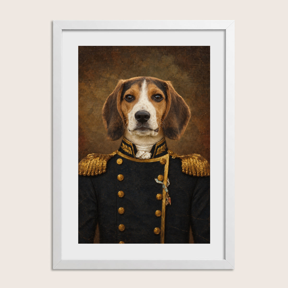 The Navy - Royal Pet Portrait (Art Print)