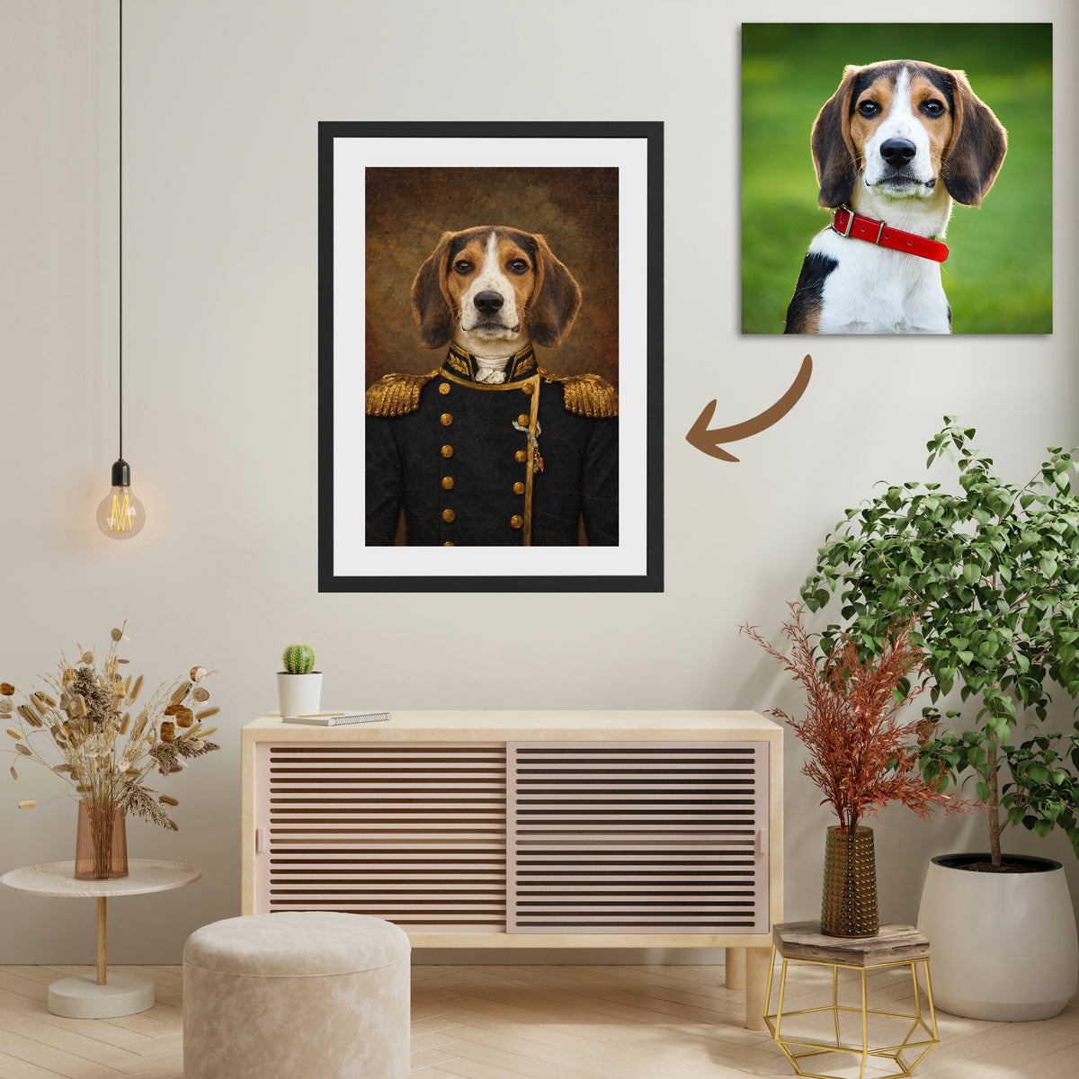 The Navy - Royal Pet Portrait (Art Print)