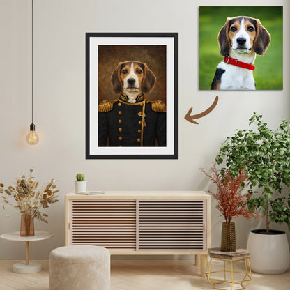The Navy - Royal Pet Portrait (Art Print)