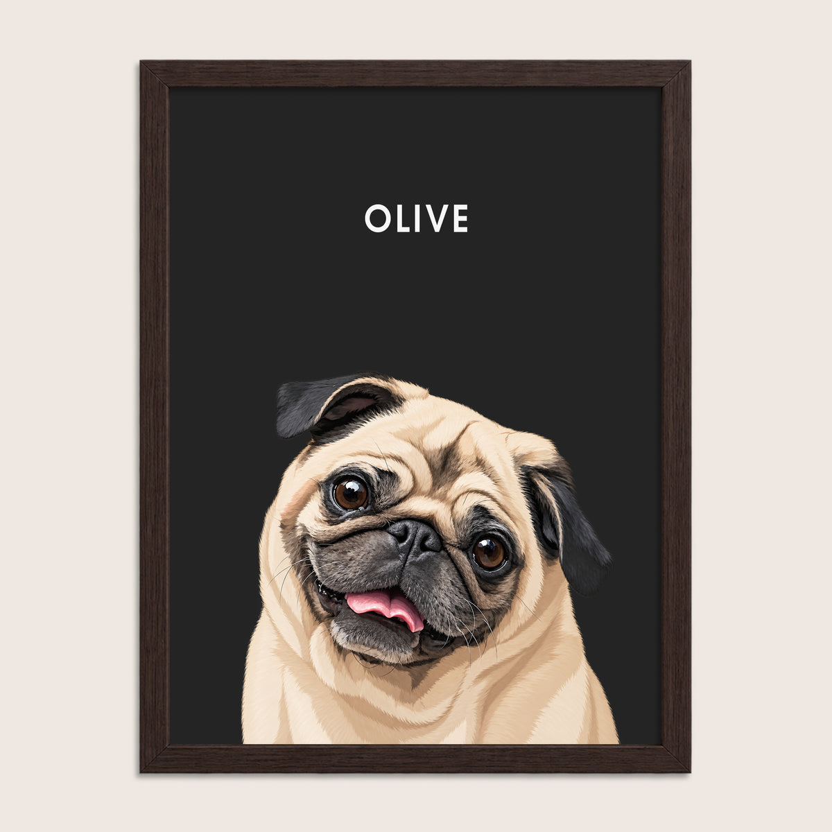 The Signature Pet Portrait (Art Print)