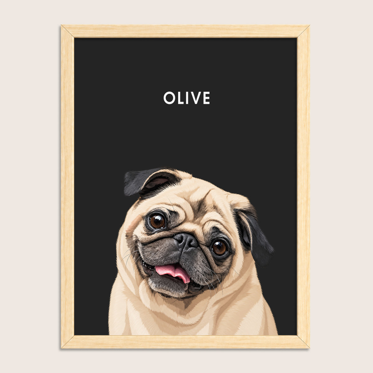 The Signature Pet Portrait (Art Print)