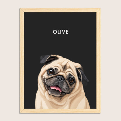 The Signature Pet Portrait (Art Print)