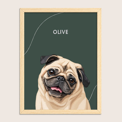 The Signature Pet Portrait (Art Print)