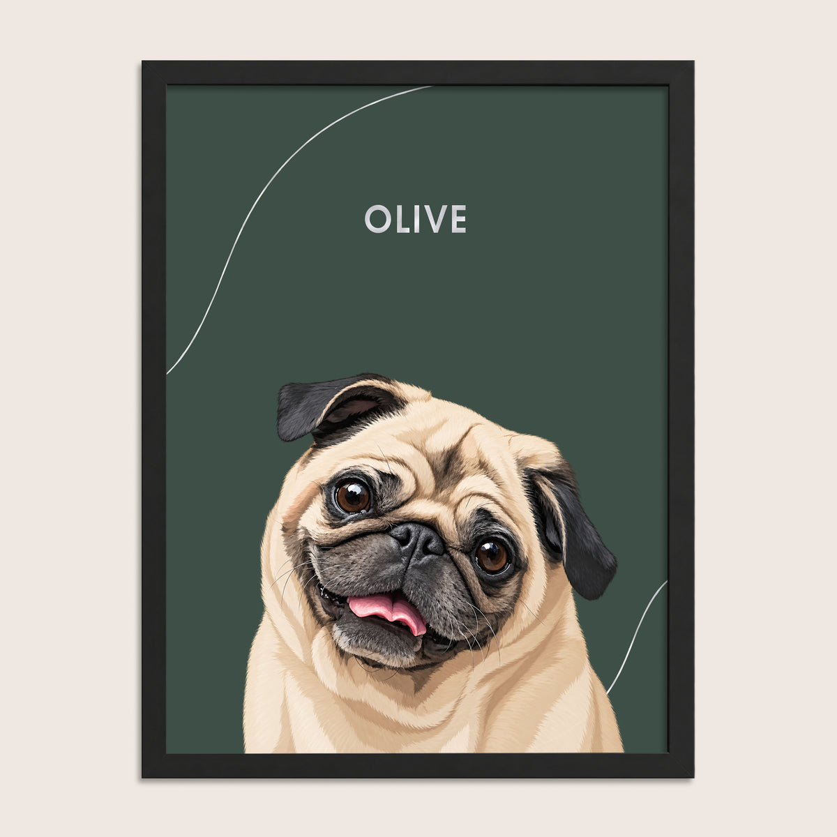 The Signature Pet Portrait (Art Print)