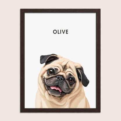 The Signature Pet Portrait (Art Print)
