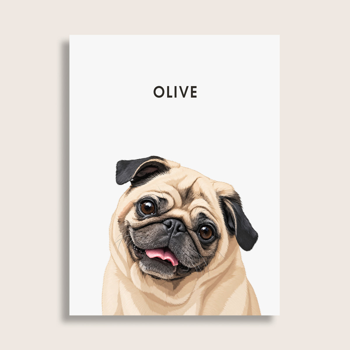 The Signature Pet Portrait (Art Print)