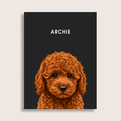 The Signature Pet Portrait (Art Print)