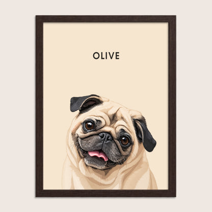 The Signature Pet Portrait (Art Print)