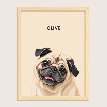 The Signature Pet Portrait (Art Print)