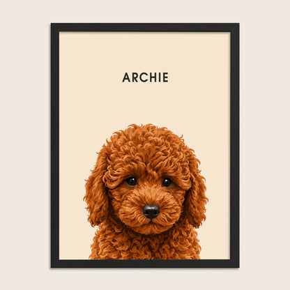 The Signature Pet Portrait (Art Print)