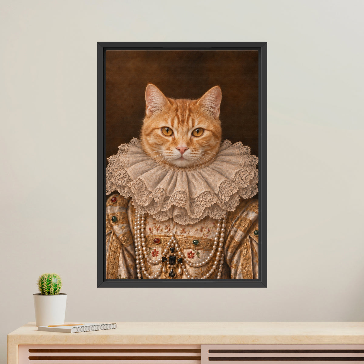 The Princess - Royal Pet Portrait (Canvas)