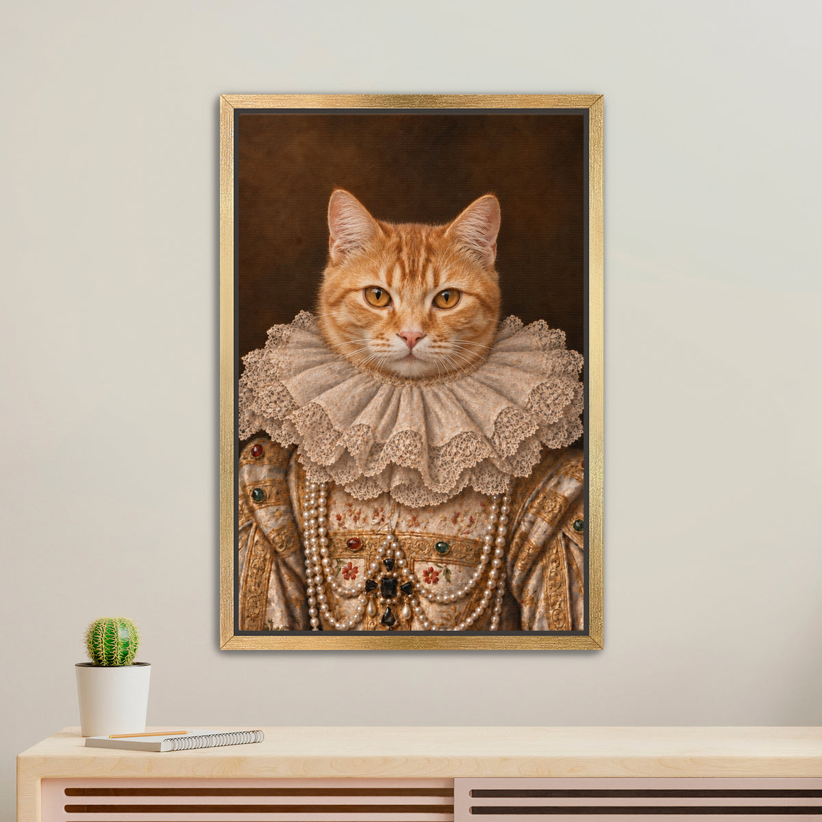 The Princess - Royal Pet Portrait (Canvas)