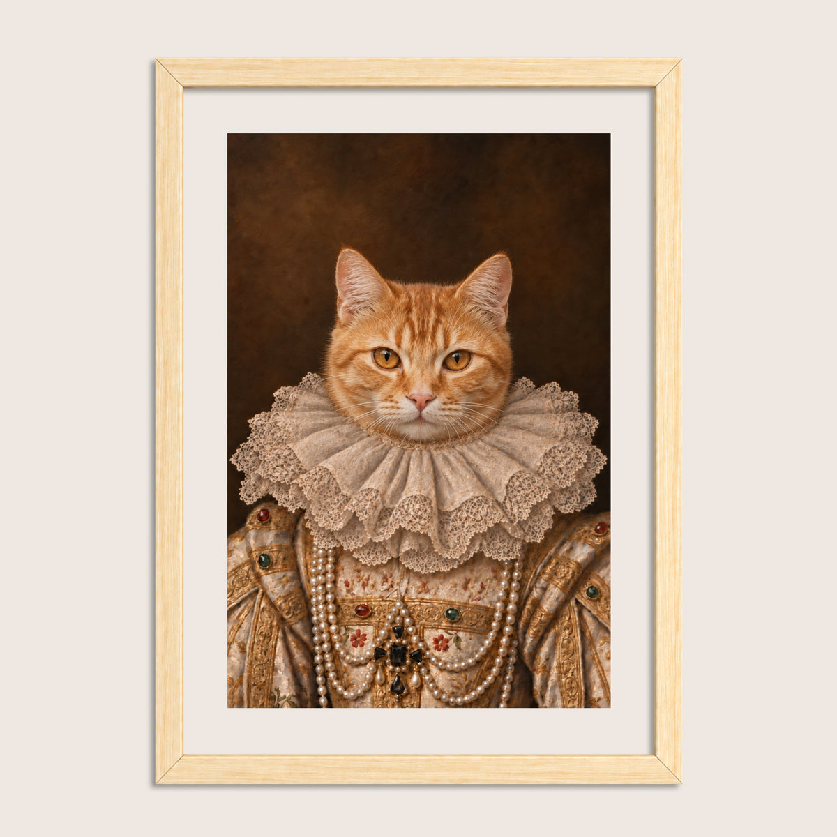 The Princess - Royal Pet Portrait (Art Print)