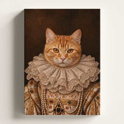 The Princess - Royal Pet Portrait (Canvas)
