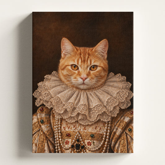 The Princess - Royal Pet Portrait (Canvas)