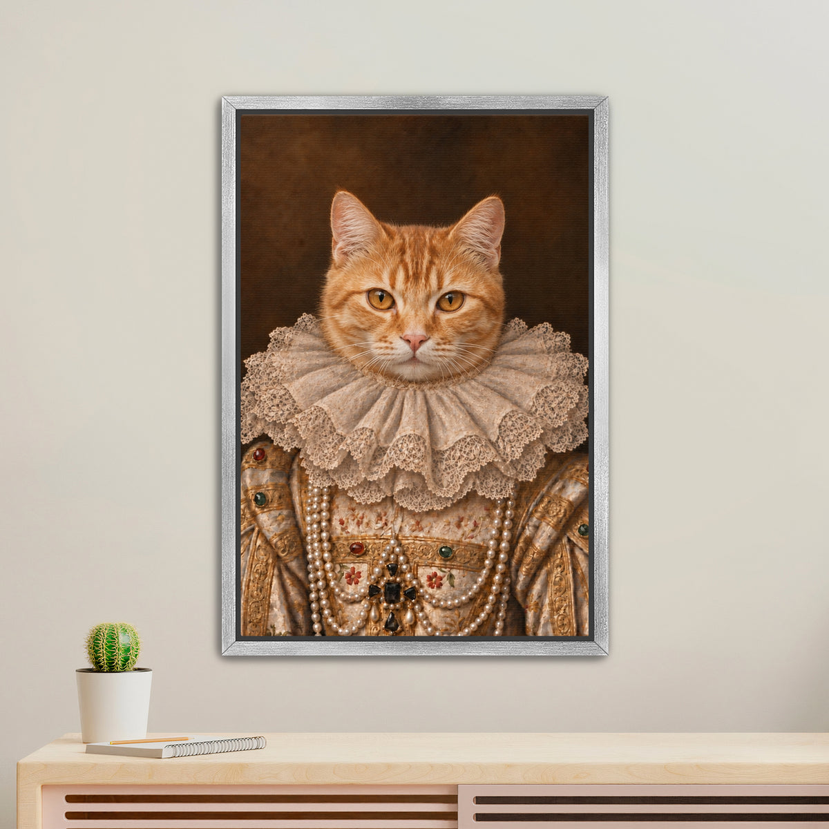 The Princess - Royal Pet Portrait (Canvas)