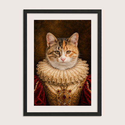 The Queen - Royal Pet Portrait (Art Print)