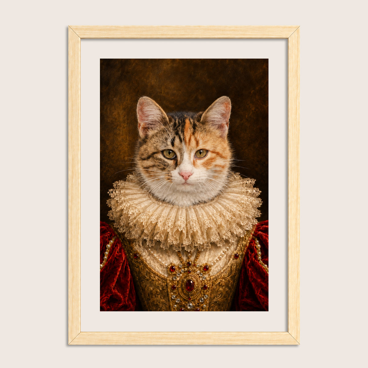 The Queen - Royal Pet Portrait (Art Print)
