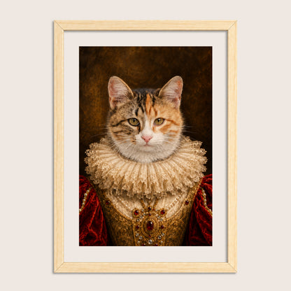 The Queen - Royal Pet Portrait (Art Print)
