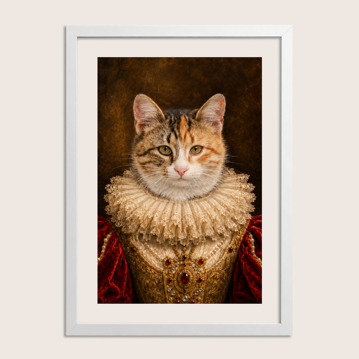 The Queen - Royal Pet Portrait (Art Print)