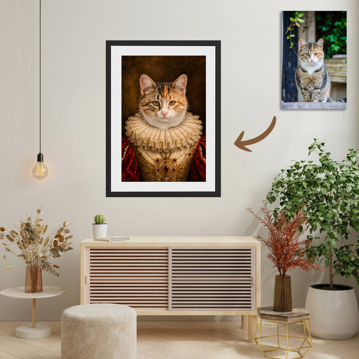 The Queen - Royal Pet Portrait (Art Print)