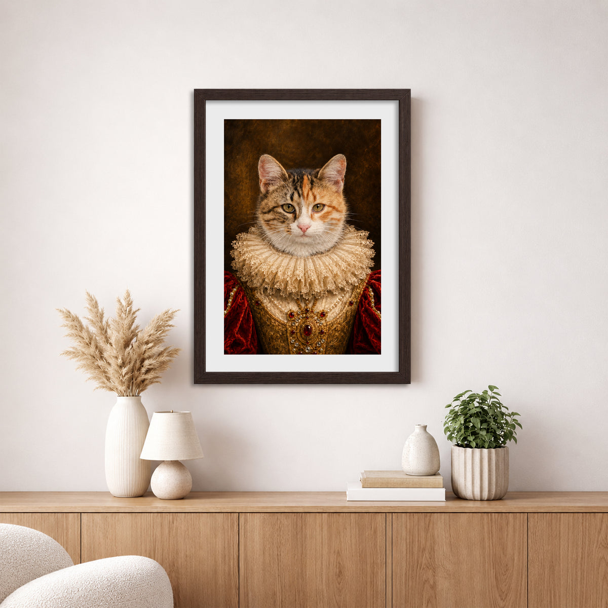 The Queen - Royal Pet Portrait (Art Print)