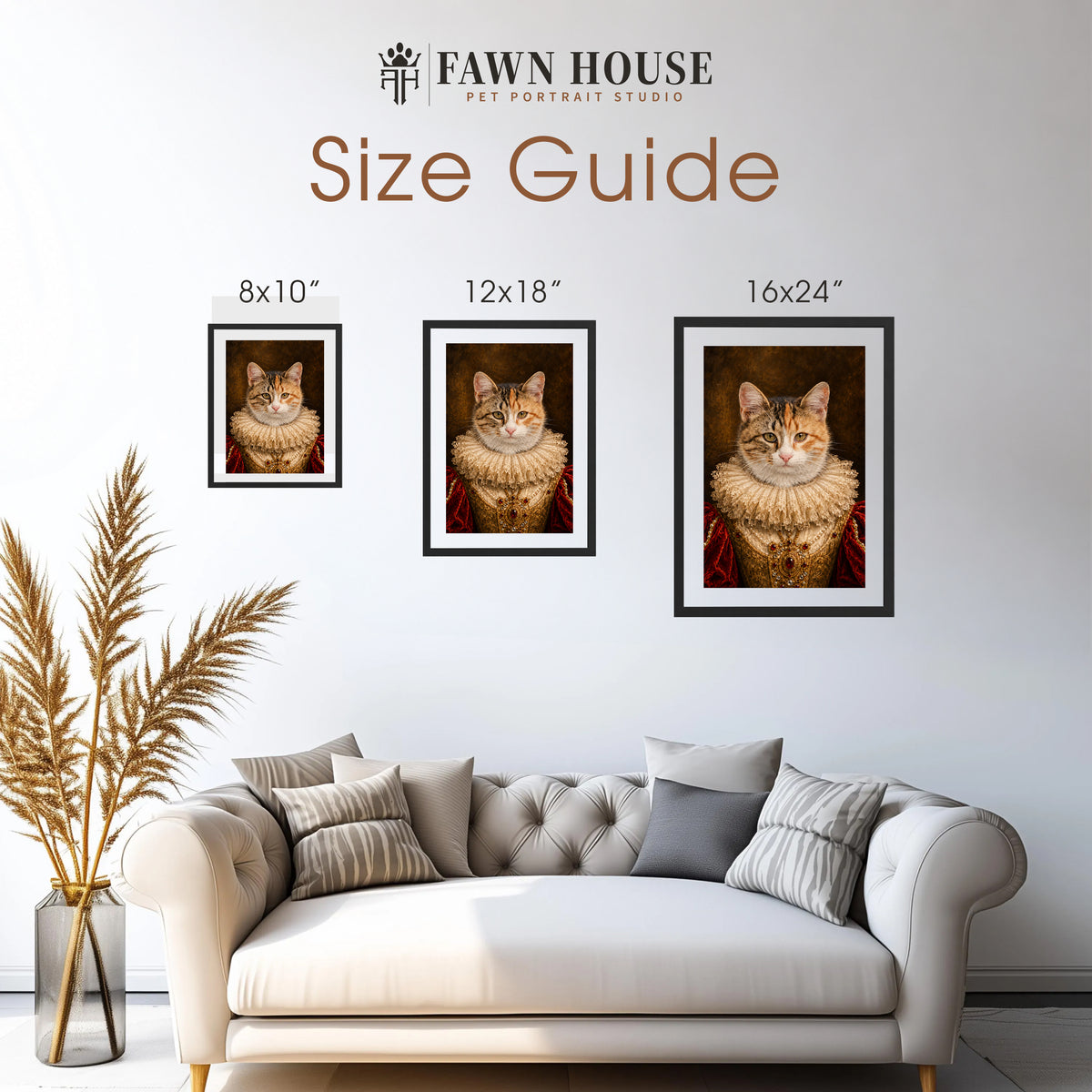 The Queen - Royal Pet Portrait (Art Print)