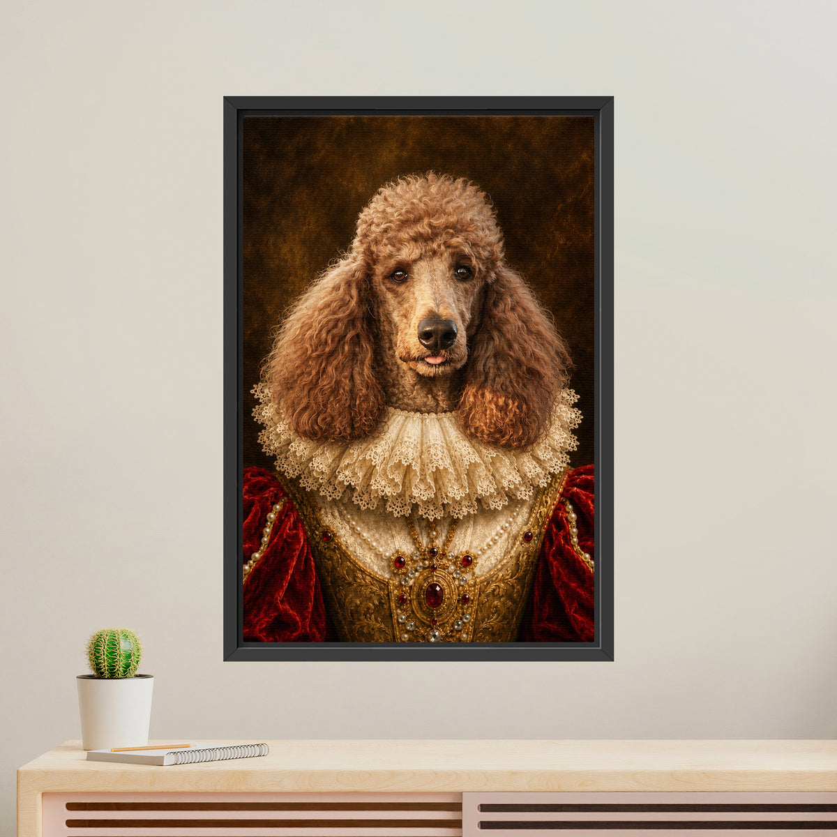 The Queen - Royal Pet Portrait (Canvas)